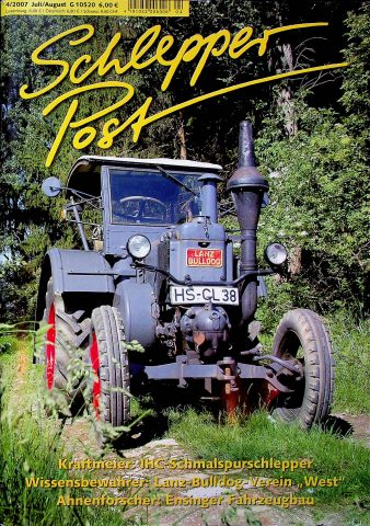 Deckblatt Schlepper Post (04/2007)